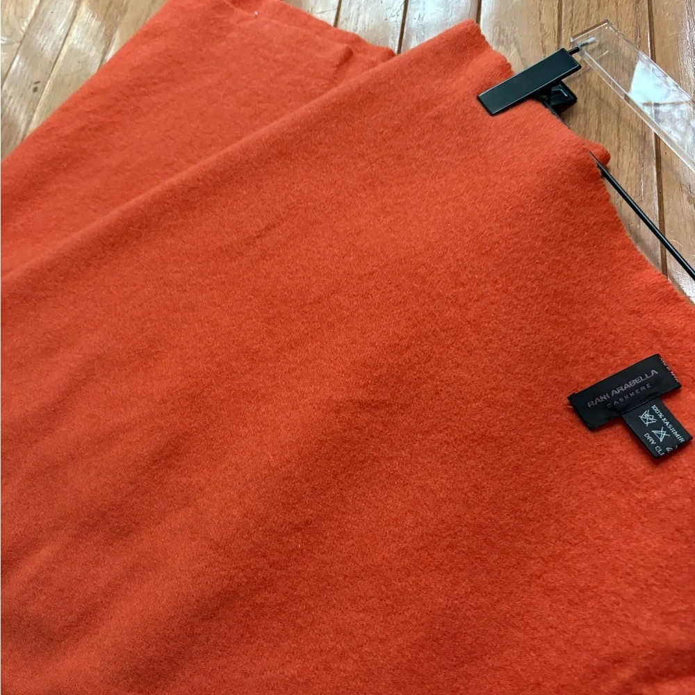 Rani Arabella cashmere throw fringe blanket